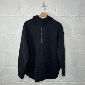 Old Navy Men’s Dark Gray Quilted Panther Kangaroo Hoodie NWT Size Medium